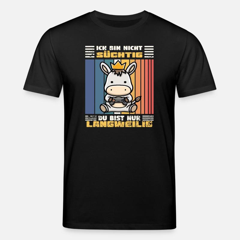 Âne de Jeu - T-shirt bio CREATOR Stanley/Stella Unisexe - noir