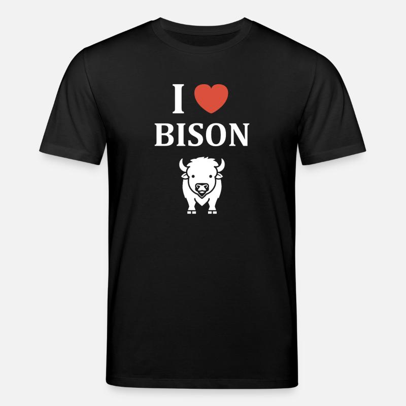 bison - T-shirt bio CREATOR Stanley/Stella Unisexe - noir