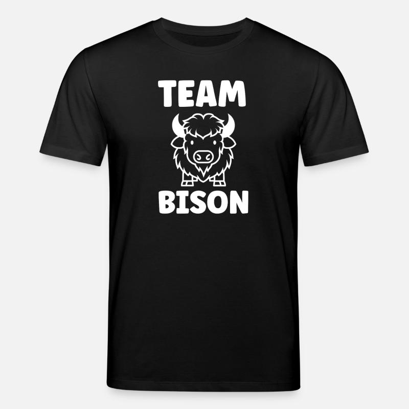 bison - T-shirt bio CREATOR Stanley/Stella Unisexe - noir
