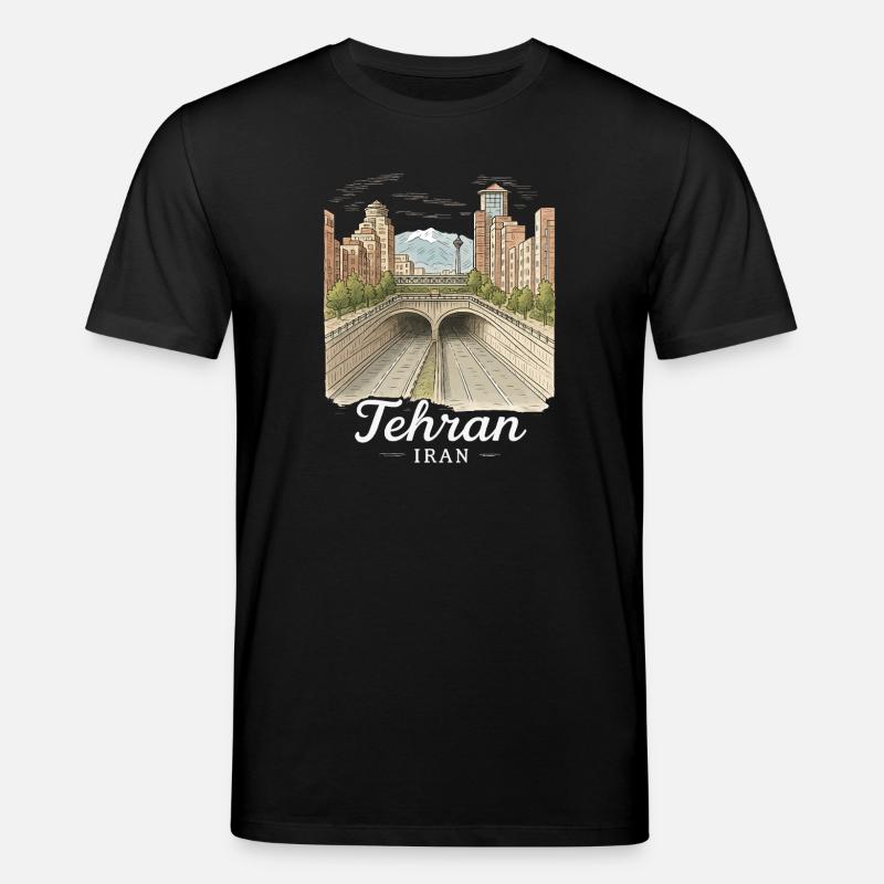 Teheran Iran - Stanley/Stella Unisex Bio-T-Shirt CREATOR - Schwarz