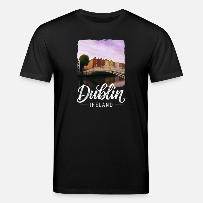 Dublin - Stanley/Stella Unisex Bio-T-Shirt CREATOR  - Schwarz