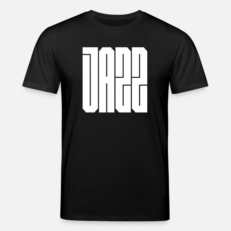 Typographie du bloc jazz - T-shirt bio CREATOR Stanley/Stella Unisexe - noir