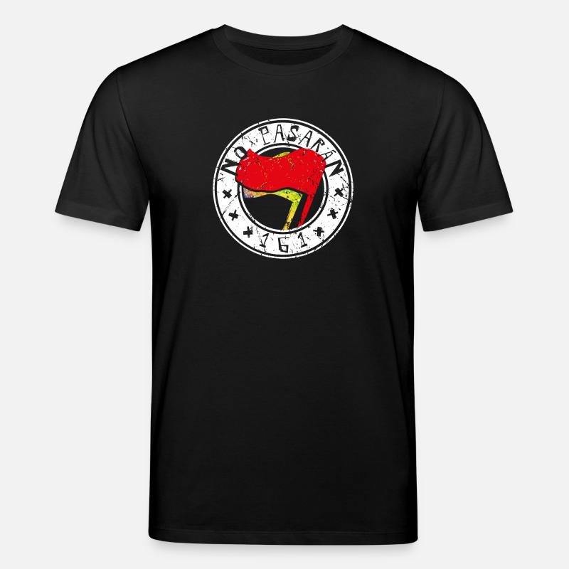 no pasaran 161 - Stanley/Stella Unisex Bio-T-Shirt CREATOR  - Schwarz
