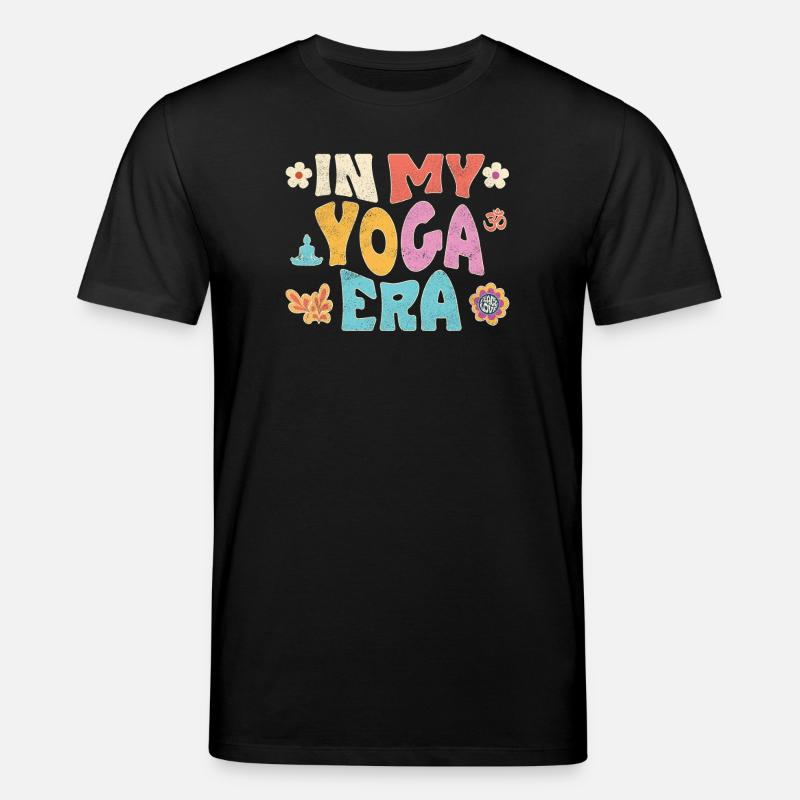À l’époque du yoga - T-shirt bio CREATOR Stanley/Stella Unisexe - noir