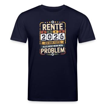Rente 2026 – Endlich Ruhe - Stanley/Stella Unisex Bio-T-Shirt CREATOR  - Navy - Vorne