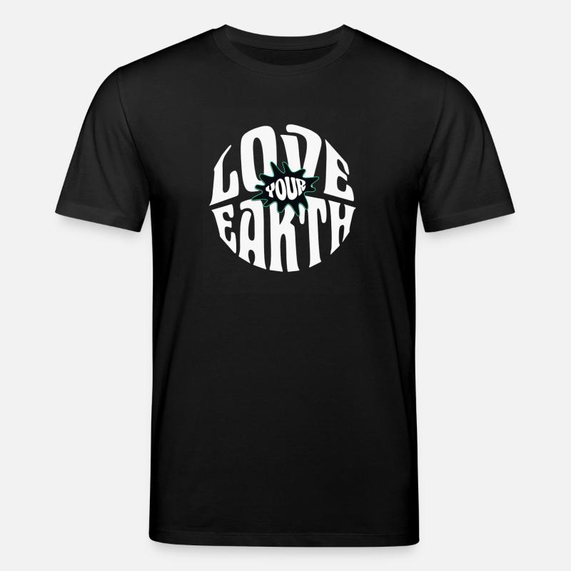 Love your Earth - Stanley/Stella Unisex Bio-T-Shirt CREATOR - Schwarz