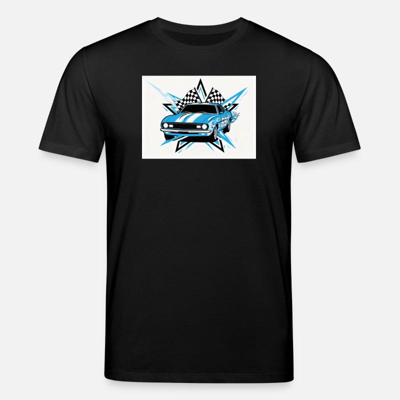 Course rétro - T-shirt bio CREATOR Stanley/Stella Unisexe - noir