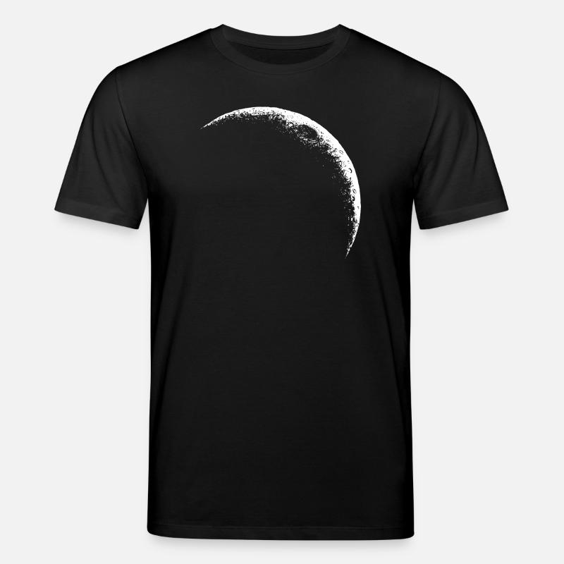 Croissant de Lune, Lune Céleste - T-shirt bio CREATOR Stanley/Stella Unisexe - noir