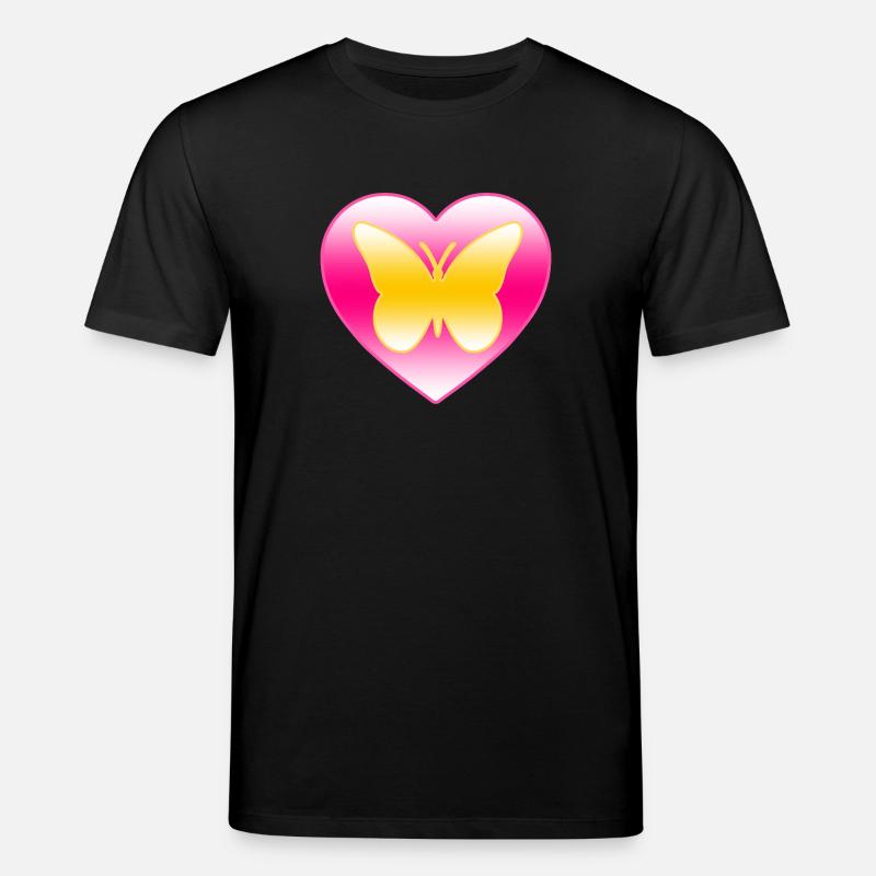Schmetterling - Stanley/Stella Unisex Bio-T-Shirt CREATOR  - Schwarz