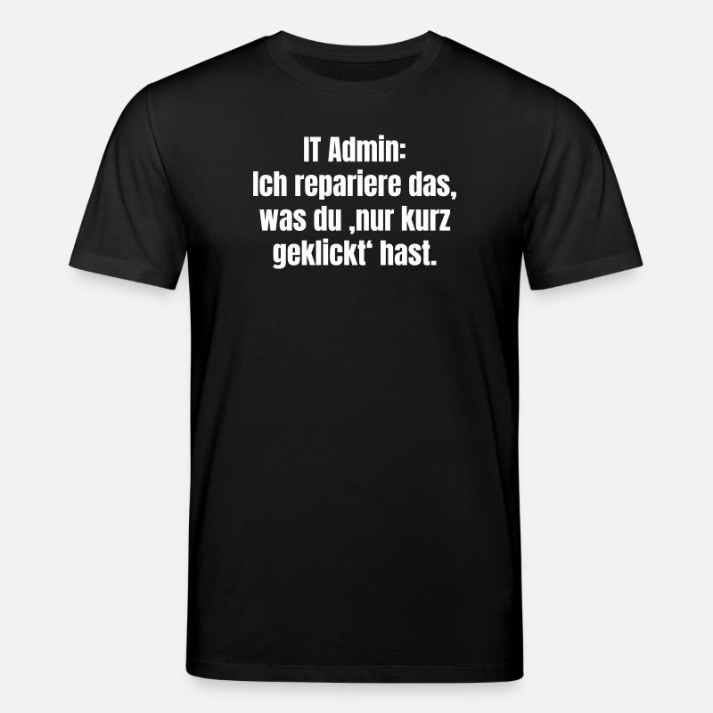 It Admin - Stanley/Stella Unisex Bio-T-Shirt CREATOR  - Schwarz