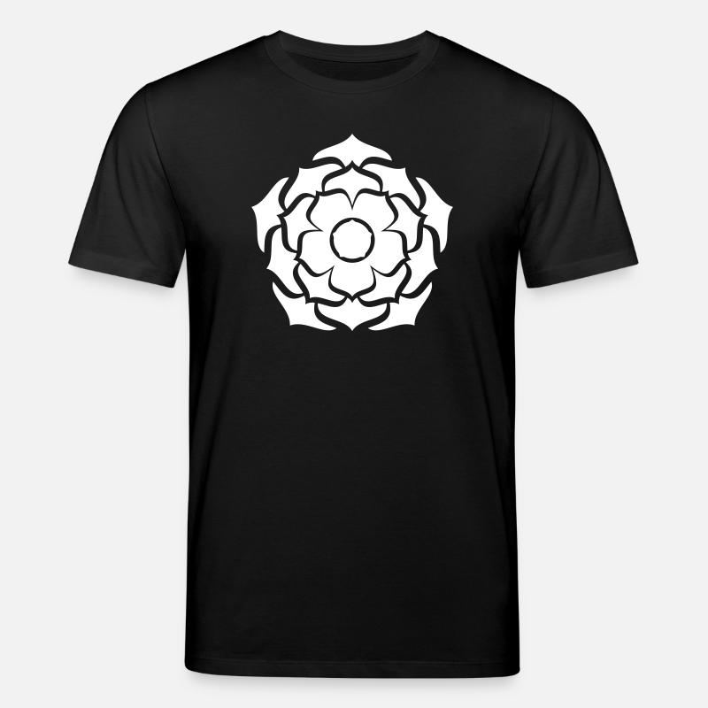 Fleur du Mandala du Lotus - T-shirt bio CREATOR Stanley/Stella Unisexe - noir