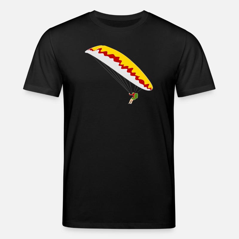 Bunter Gleitschirm - Stanley/Stella Unisex Bio-T-Shirt CREATOR  - Schwarz