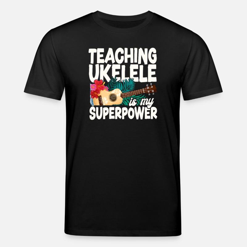 Hawaiian Ukulele Uke Teaching - Stanley/Stella Unisex Bio-T-Shirt CREATOR  - Schwarz