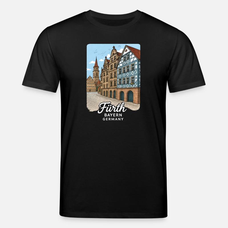 Fürth - Stanley/Stella Unisex Bio-T-Shirt CREATOR  - Schwarz