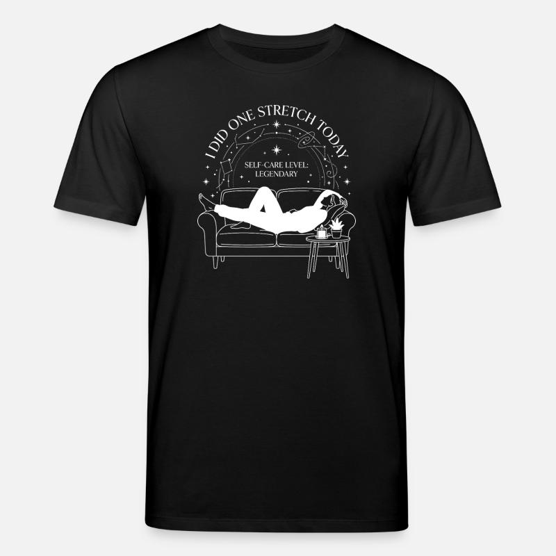 I Did One Stretch Today - Stanley/Stella Unisex Bio-T-Shirt CREATOR - Schwarz