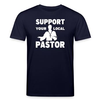 Pasteur Costume Pasteur Vêtements Homme de Dieu - T-shirt bio CREATOR Stanley/Stella Unisexe - marine - Devant