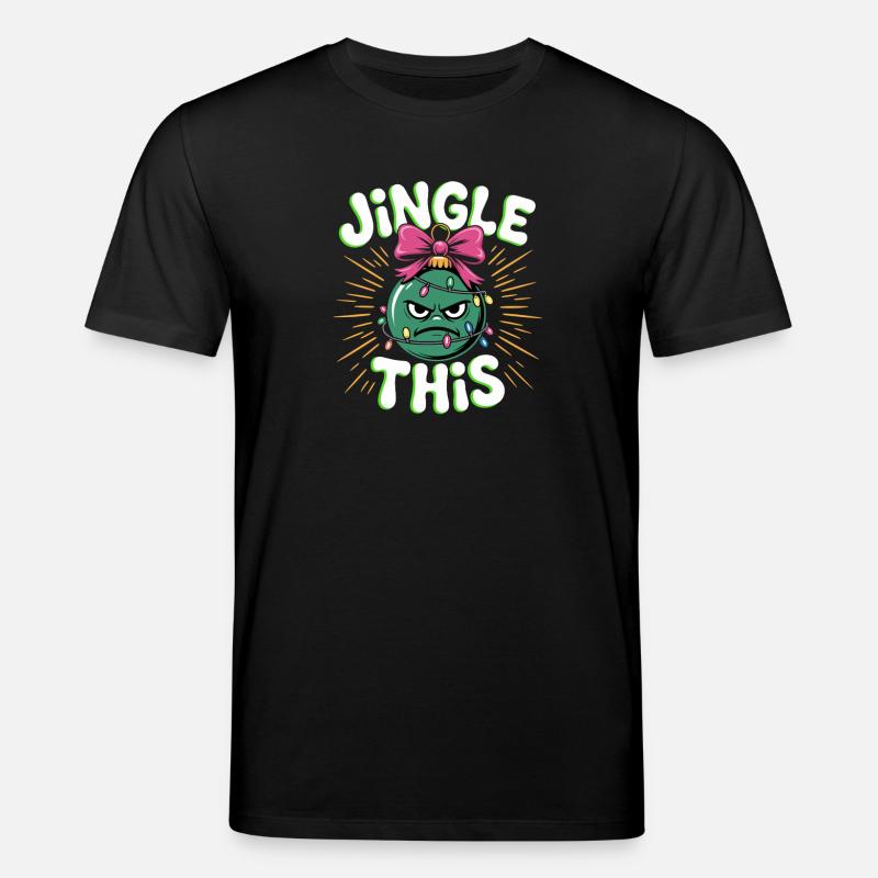 Tinte ce bal de Noël drôle - T-shirt bio CREATOR Stanley/Stella Unisexe - noir