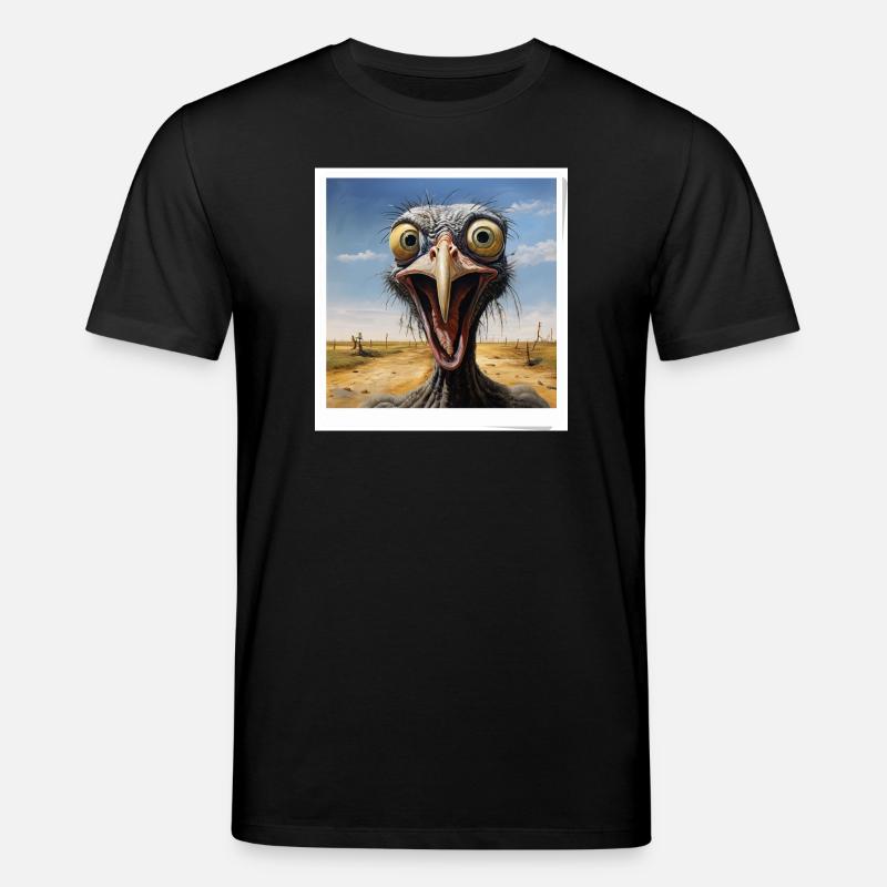 Bouquet hurlant dans le désert - T-shirt bio CREATOR Stanley/Stella Unisexe - noir