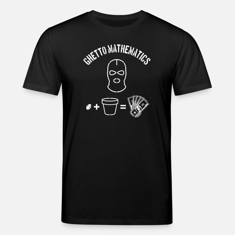 Mathématiques du ghetto - T-shirt bio CREATOR Stanley/Stella Unisexe - noir