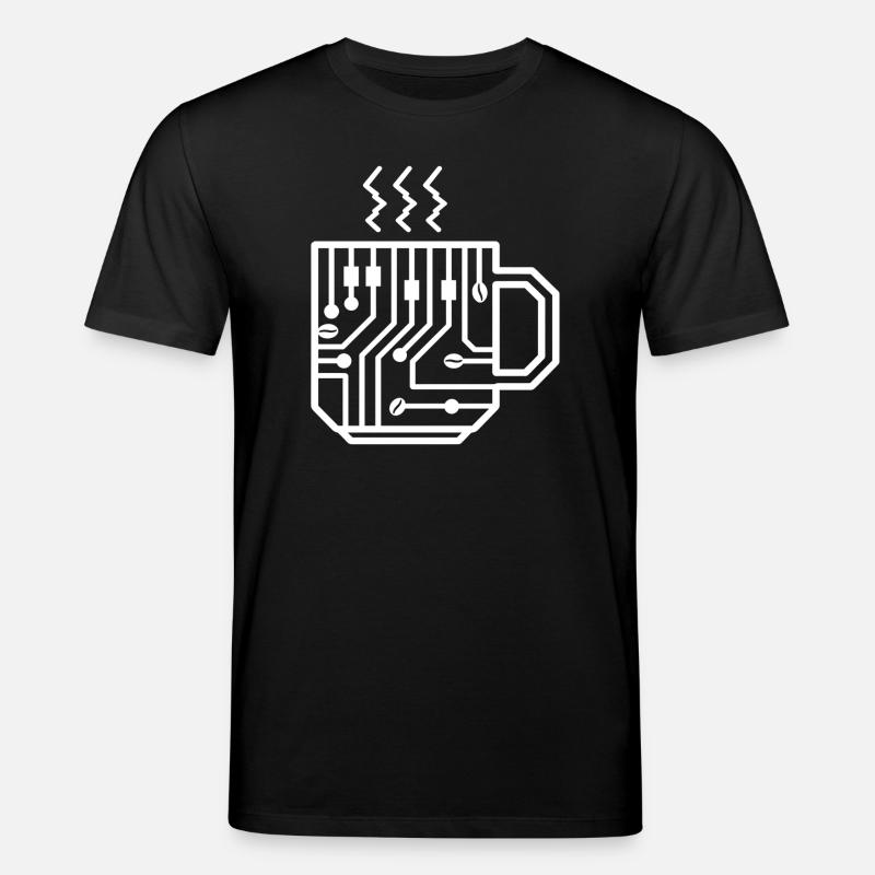 Circuit Mug Glyph Tech Brew - T-shirt bio CREATOR Stanley/Stella Unisexe - noir