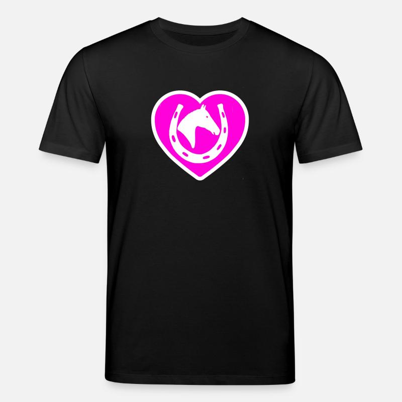 Chevaux - T-shirt bio CREATOR Stanley/Stella Unisexe - noir