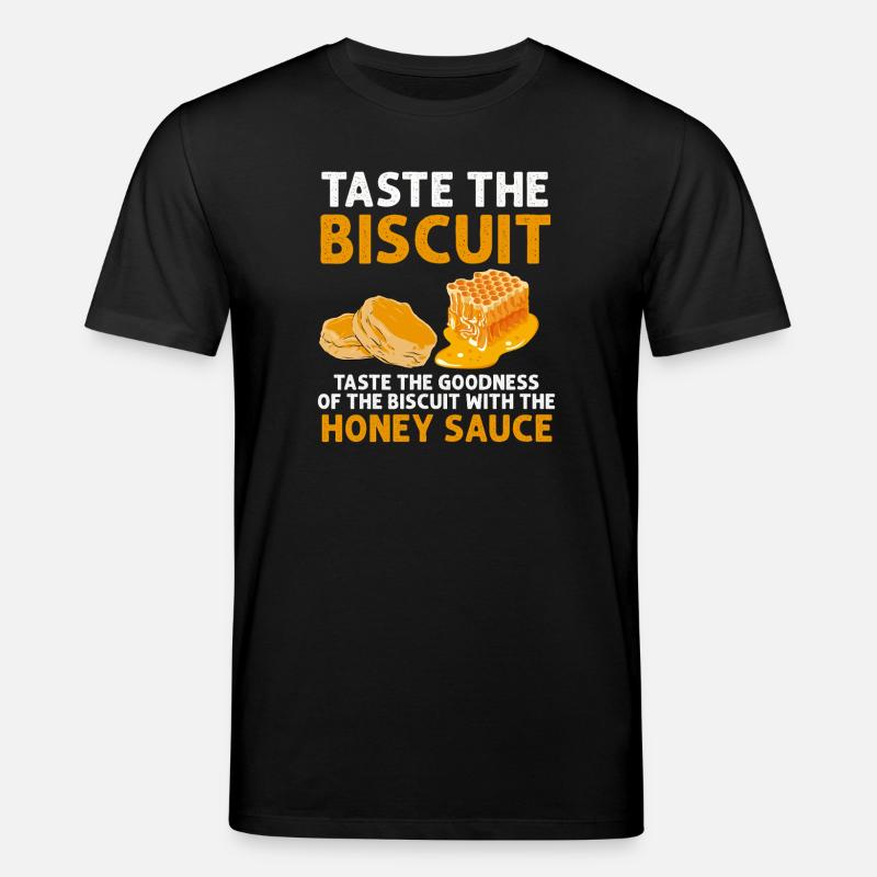 Probieren Sie den Biscuit: Honigsoße - Stanley/Stella Unisex Bio-T-Shirt CREATOR  - Schwarz