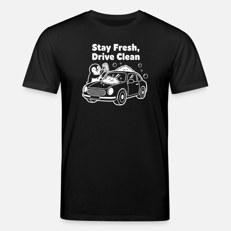 Frisch Waschen Auto Motiv - Stanley/Stella Unisex Bio-T-Shirt CREATOR  - Schwarz