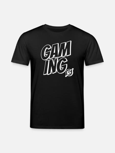 Gaming Lettering - Stanley/Stella CREATOR Unisex Organic T-Shirt - black