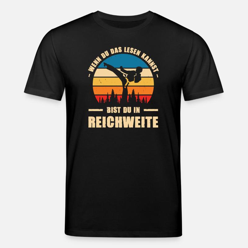 Karate Training Geschenke Karatetraining - Stanley/Stella Unisex Bio-T-Shirt CREATOR  - Schwarz