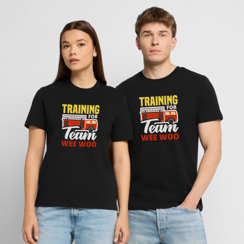 Wee Woo Squad Fire Tiny Firefighter Stanley/Stella CREATOR Unisex Organic T-Shirt