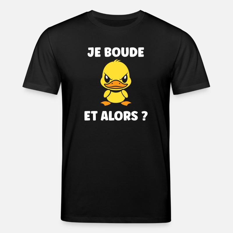 Je Bouge Canard Décraté - Stanley/Stella Unisex Bio-T-Shirt CREATOR - Schwarz