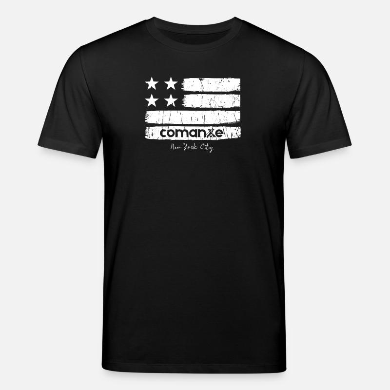 Flag Strokes mit NYC - Stanley/Stella Unisex Bio-T-Shirt CREATOR  - Schwarz