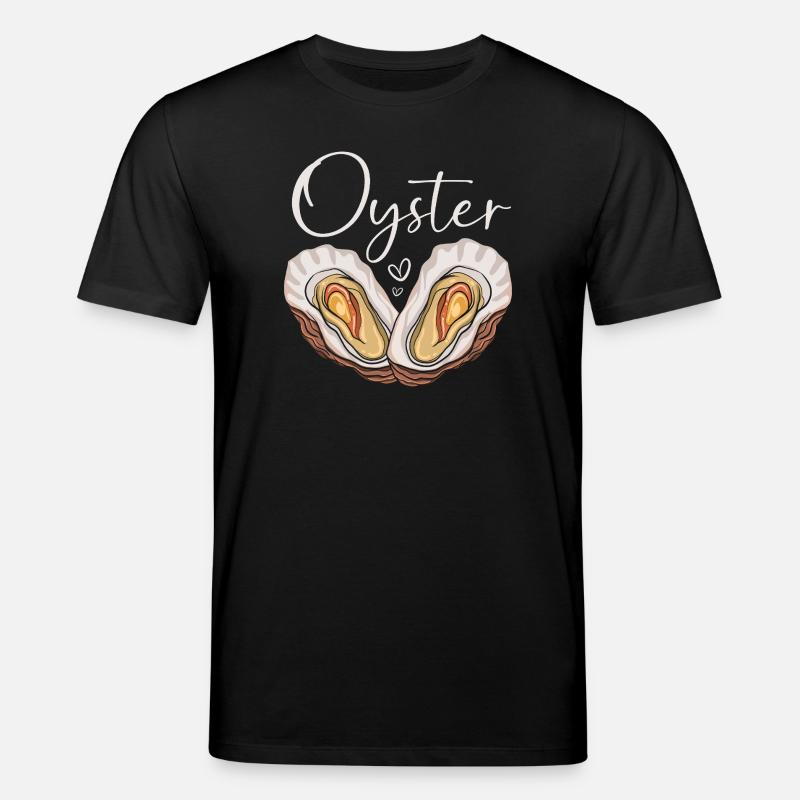 Austern - Stanley/Stella Unisex Bio-T-Shirt CREATOR  - Schwarz