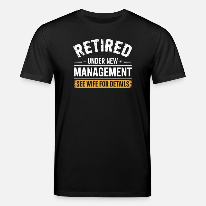 Retraite sous une nouvelle direction - T-shirt bio CREATOR Stanley/Stella Unisexe - noir