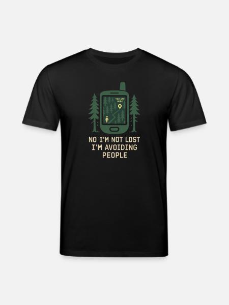 Frauen-solo-wanderer-empowerment-trail - Stanley/Stella Unisex Bio-T-Shirt CREATOR  - Schwarz