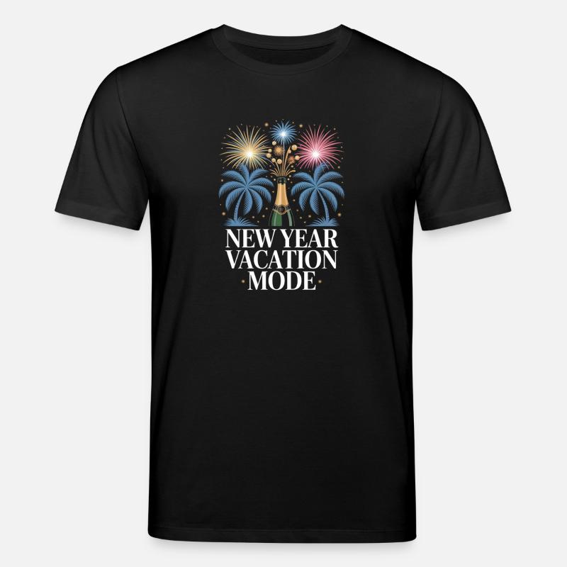 Neujahrsurlaubsmodus - Stanley/Stella Unisex Bio-T-Shirt CREATOR  - Schwarz