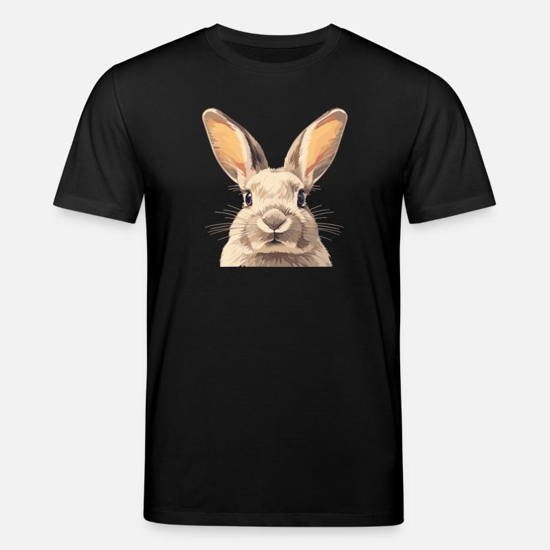 Hasen Hase - Stanley/Stella Unisex Bio-T-Shirt CREATOR  - Schwarz