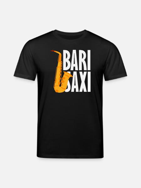 Bari Saxi Saxophoniste Jazz - T-shirt bio CREATOR Stanley/Stella Unisexe - noir