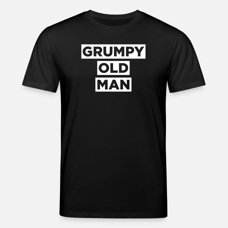 GRUMPY OLD MAN - T-shirt bio CREATOR Stanley/Stella Unisexe - noir