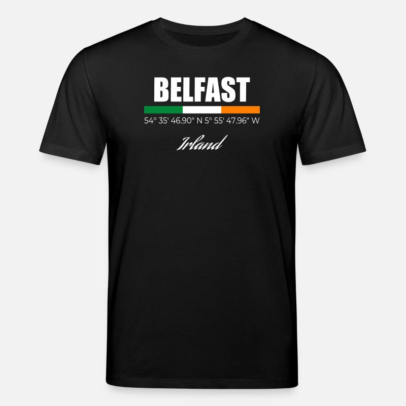 Belfast - Stanley/Stella Unisex Bio-T-Shirt CREATOR  - Schwarz