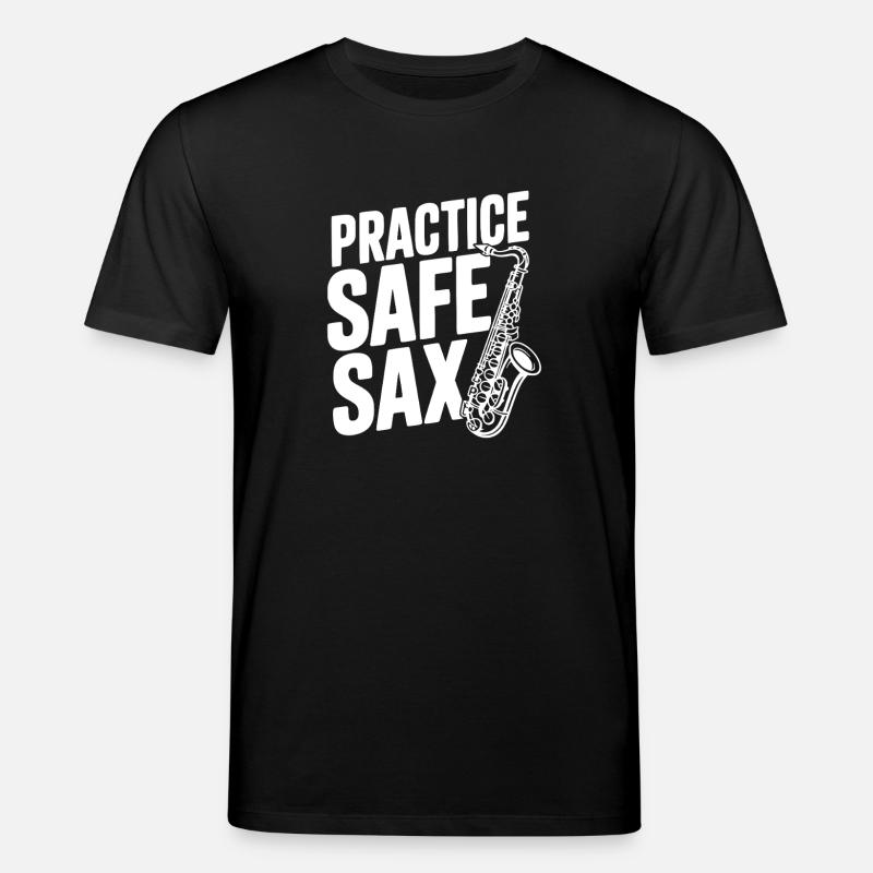 Sichere Saxophon üben - Stanley/Stella Unisex Bio-T-Shirt CREATOR - Schwarz