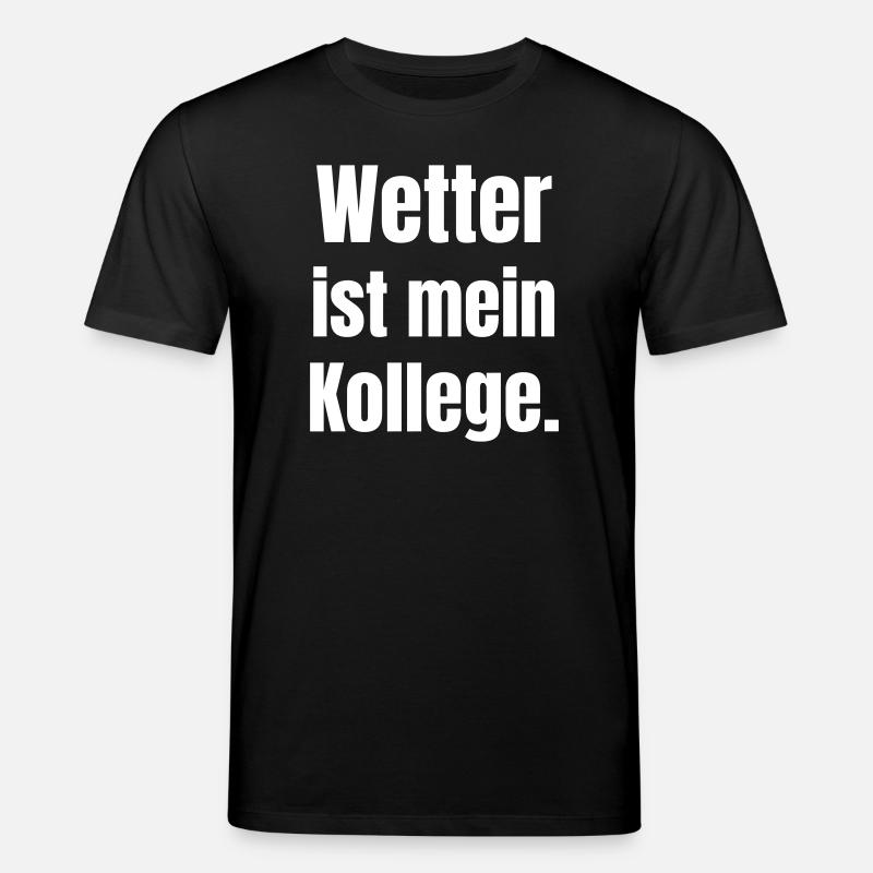 La météo est mon collègue - T-shirt bio CREATOR Stanley/Stella Unisexe - noir