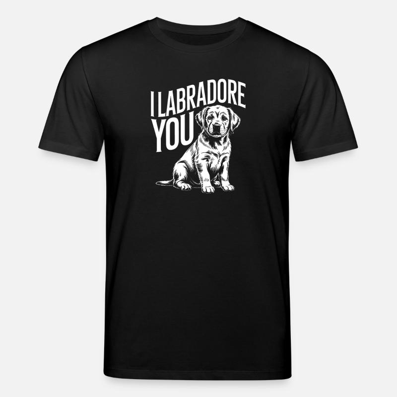 Moi, Labrador, toi - T-shirt bio CREATOR Stanley/Stella Unisexe - noir