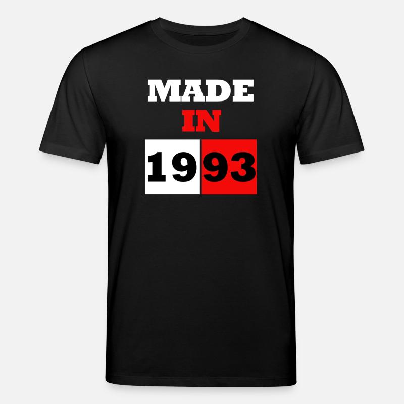 Made In 1993 Jubiläum - Stanley/Stella Unisex Bio-T-Shirt CREATOR - Schwarz