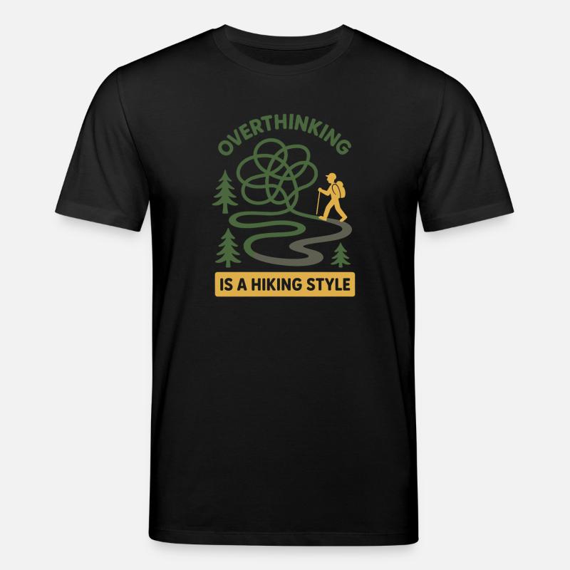 Forest Walk Overthinker Mental Reset - Stanley/Stella Unisex Bio-T-Shirt CREATOR  - Schwarz