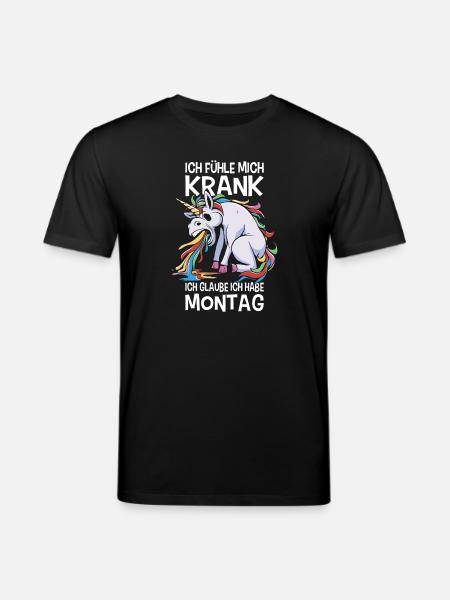Ironiske ordsprog Ironisk Sjov Morgen-Grouch - Stanley/Stella CREATOR økologisk unisex-T-shirt - sort