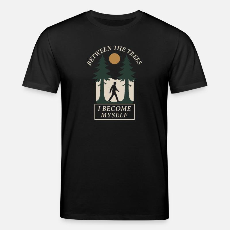 Forest Walk Overthinker Mental Reset - Stanley/Stella Unisex Bio-T-Shirt CREATOR  - Schwarz