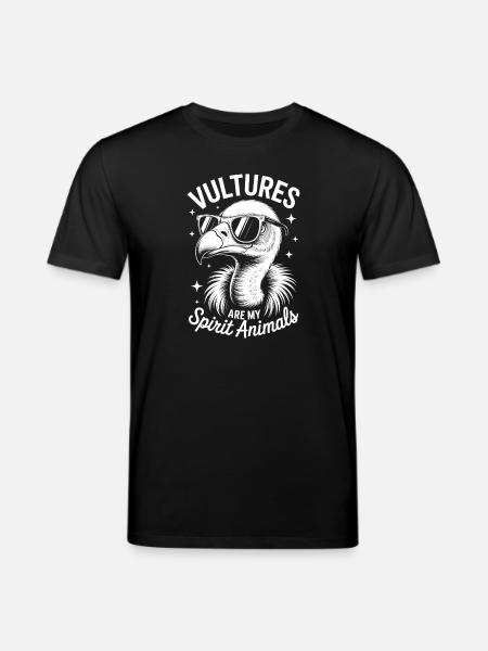 Vulture Saying Bird Funny Vulture Gift - Stanley/Stella CREATOR Unisex Organic T-Shirt - black