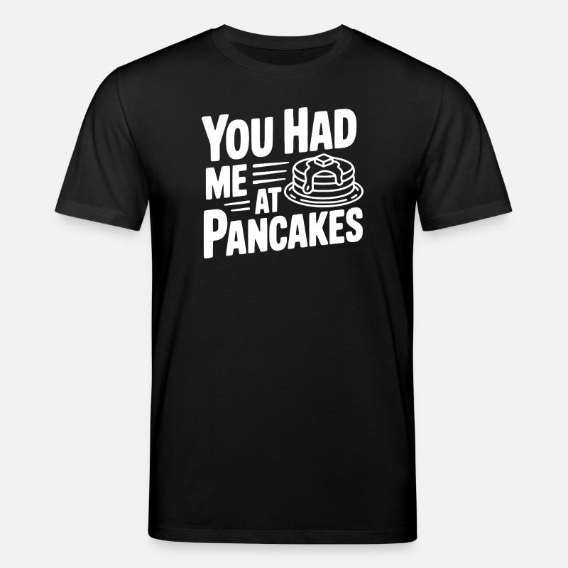Tu m’as eu aux pancakes - T-shirt bio CREATOR Stanley/Stella Unisexe - noir
