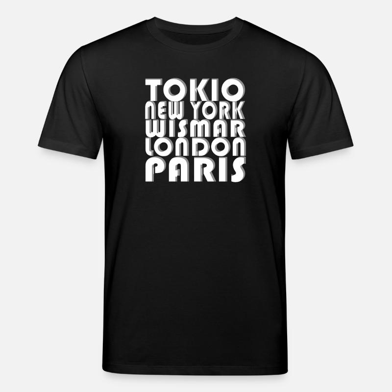 METROPOLE WISMAR - Stanley/Stella Unisex Bio-T-Shirt CREATOR  - Schwarz
